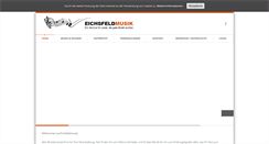 Desktop Screenshot of eichsfeldmusik.de